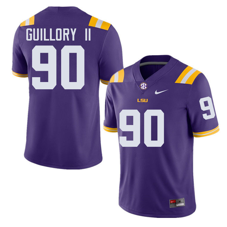#90 Jacobian Guillory II LSU Tigers Jersey,Louisiana State University Tigers Football Jersey-Purple